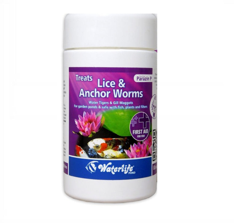 Waterlife Parazin P Treats Lice Anchor Worms 200 Tablets