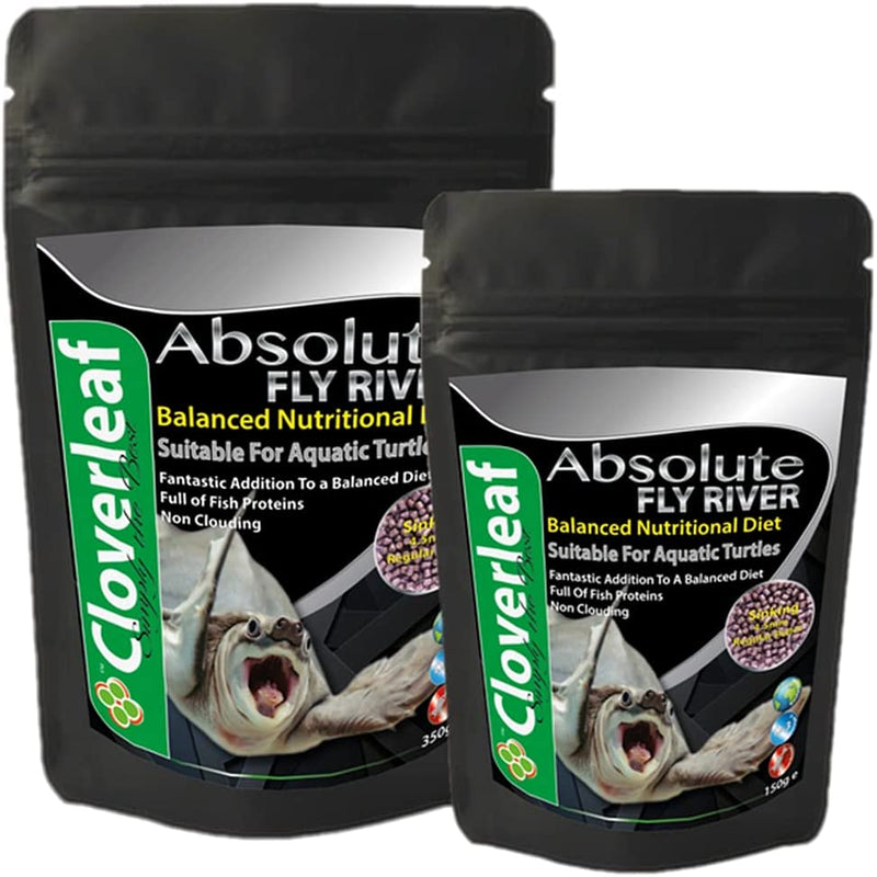 Cloverleaf Absolute 39% High Protein Sinking Fly River Turtle Pellets Food 350g